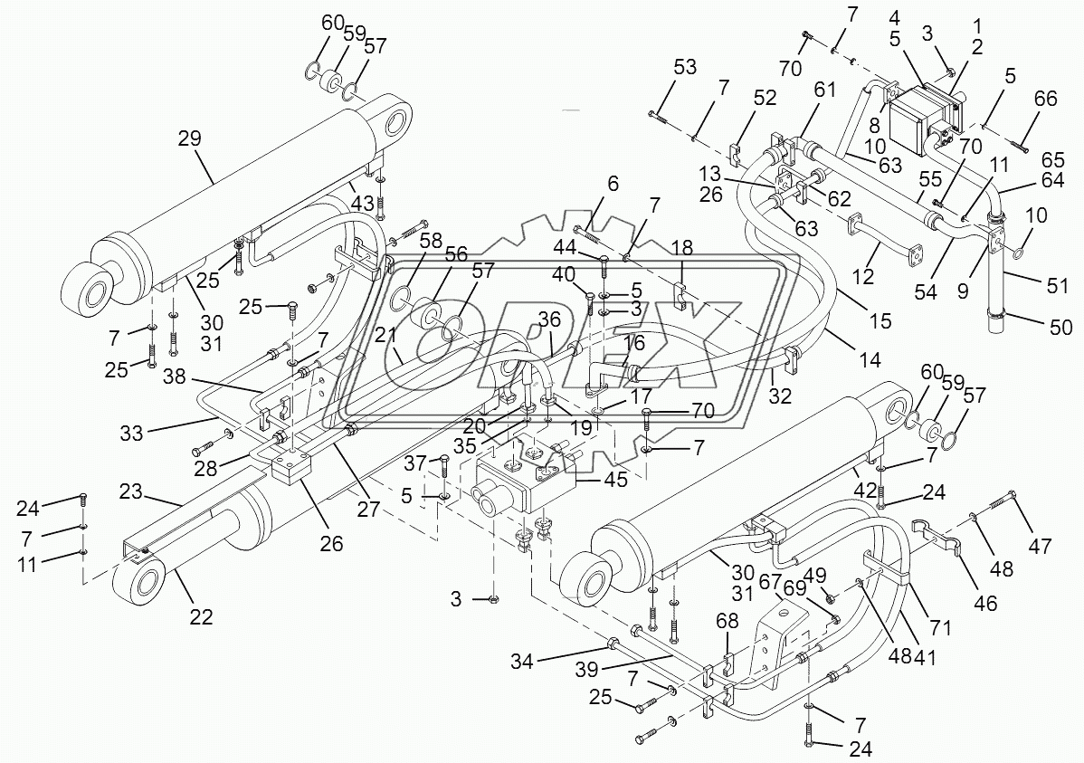 Implement Hydraulic System (CDM853.07)