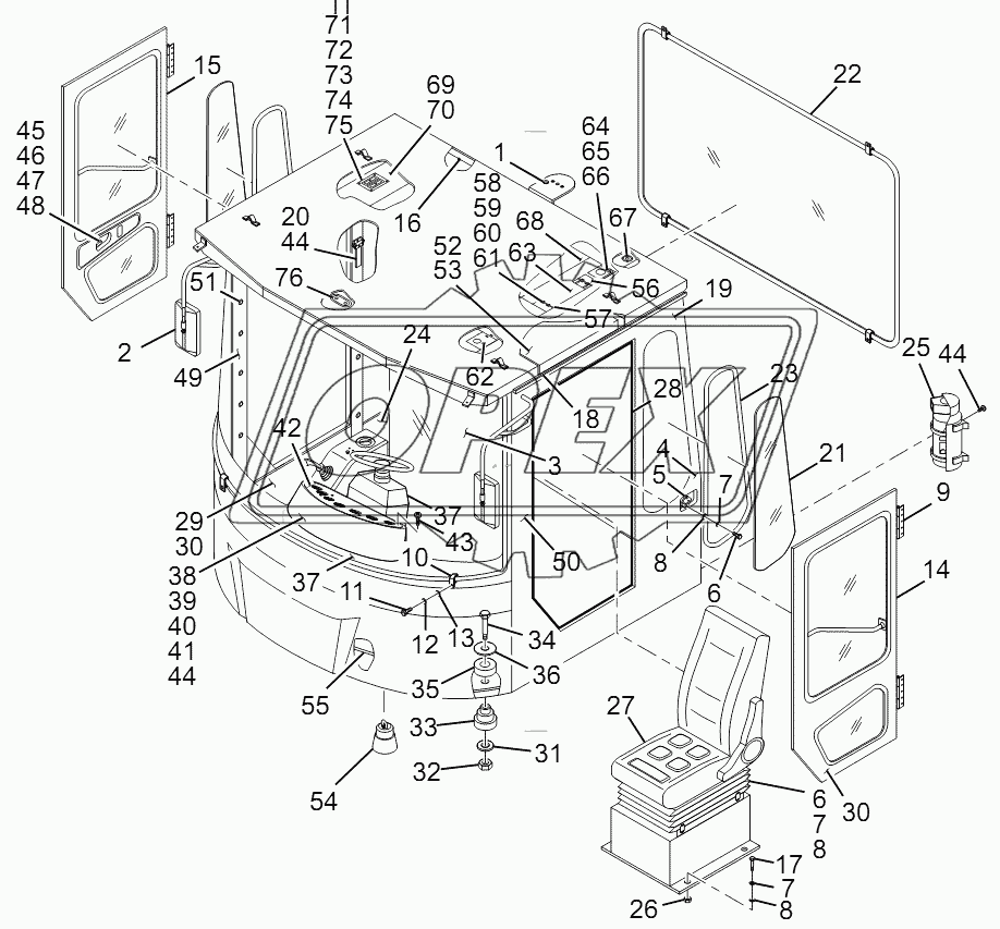 Cab System (CDM853.12)