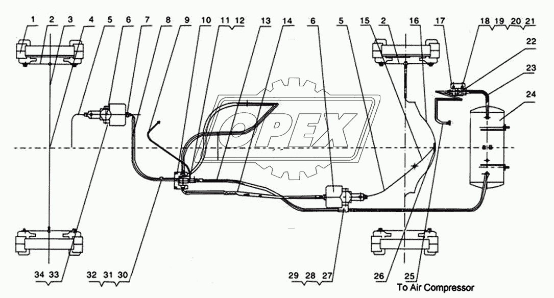 Service Brake System