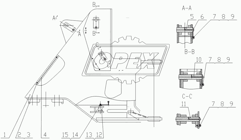 Front frame assembly