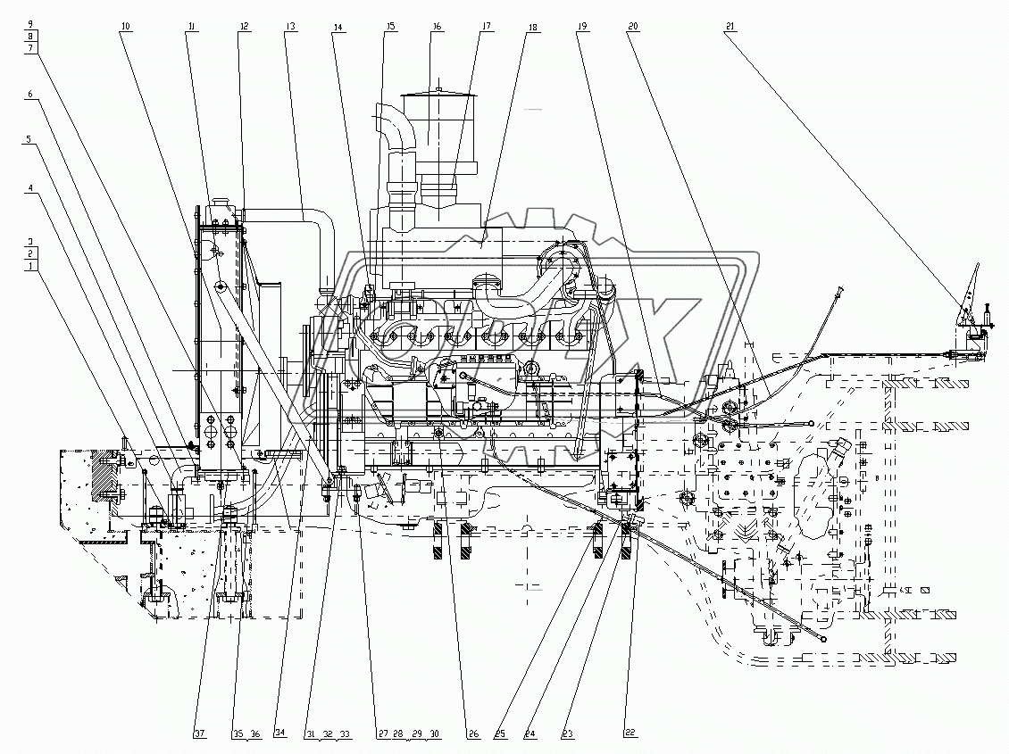 Diesel Engine assembly