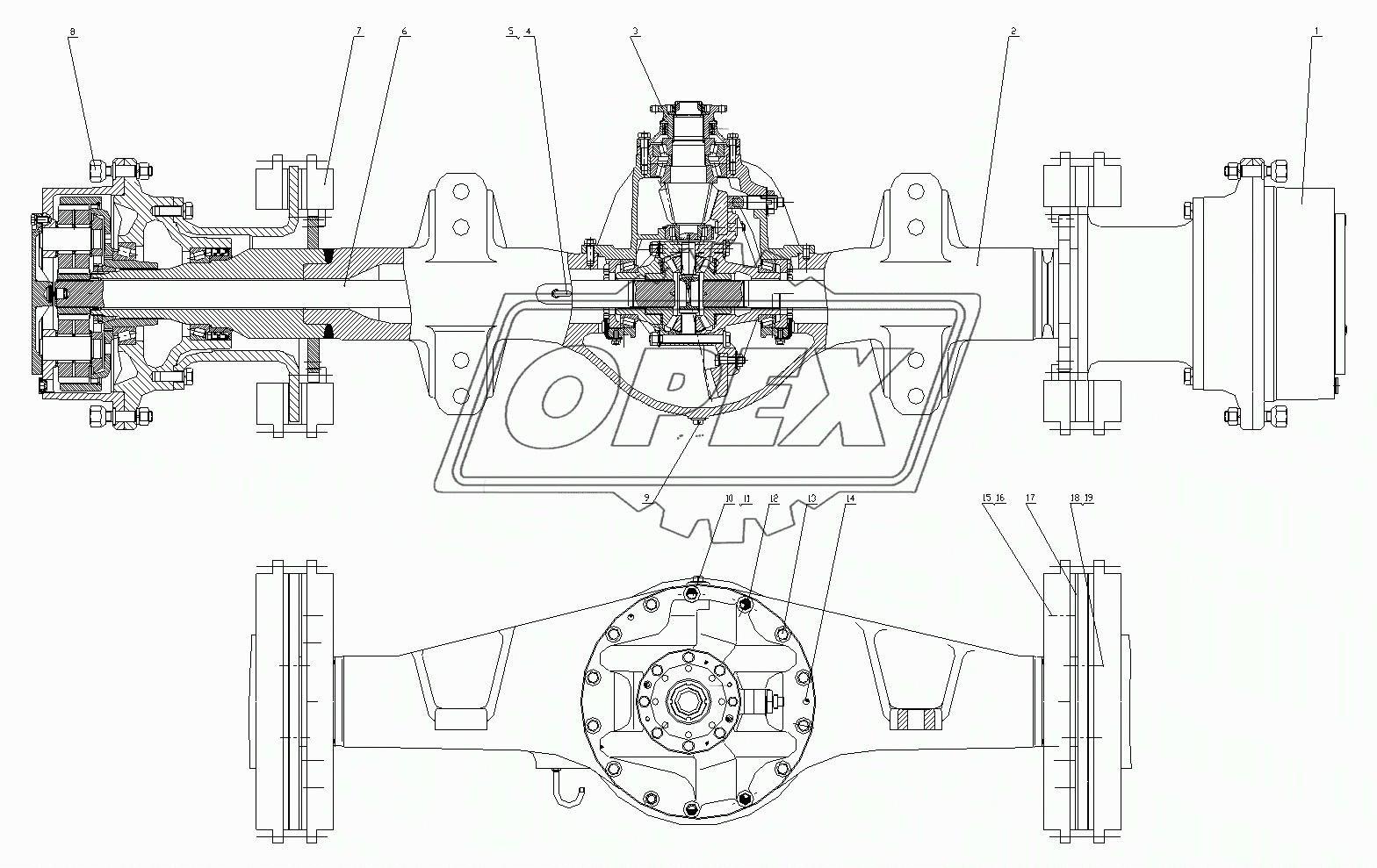 Rear Axle Assembly