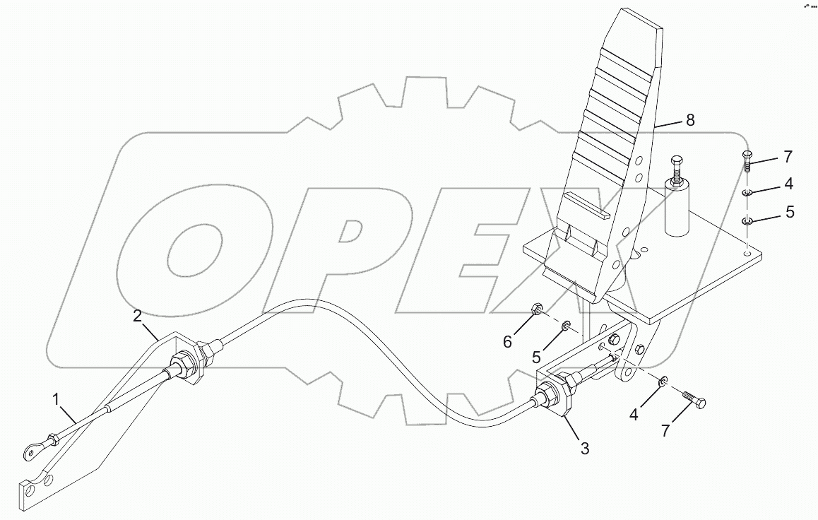 Throttle control assembly CDM856E.01I.06