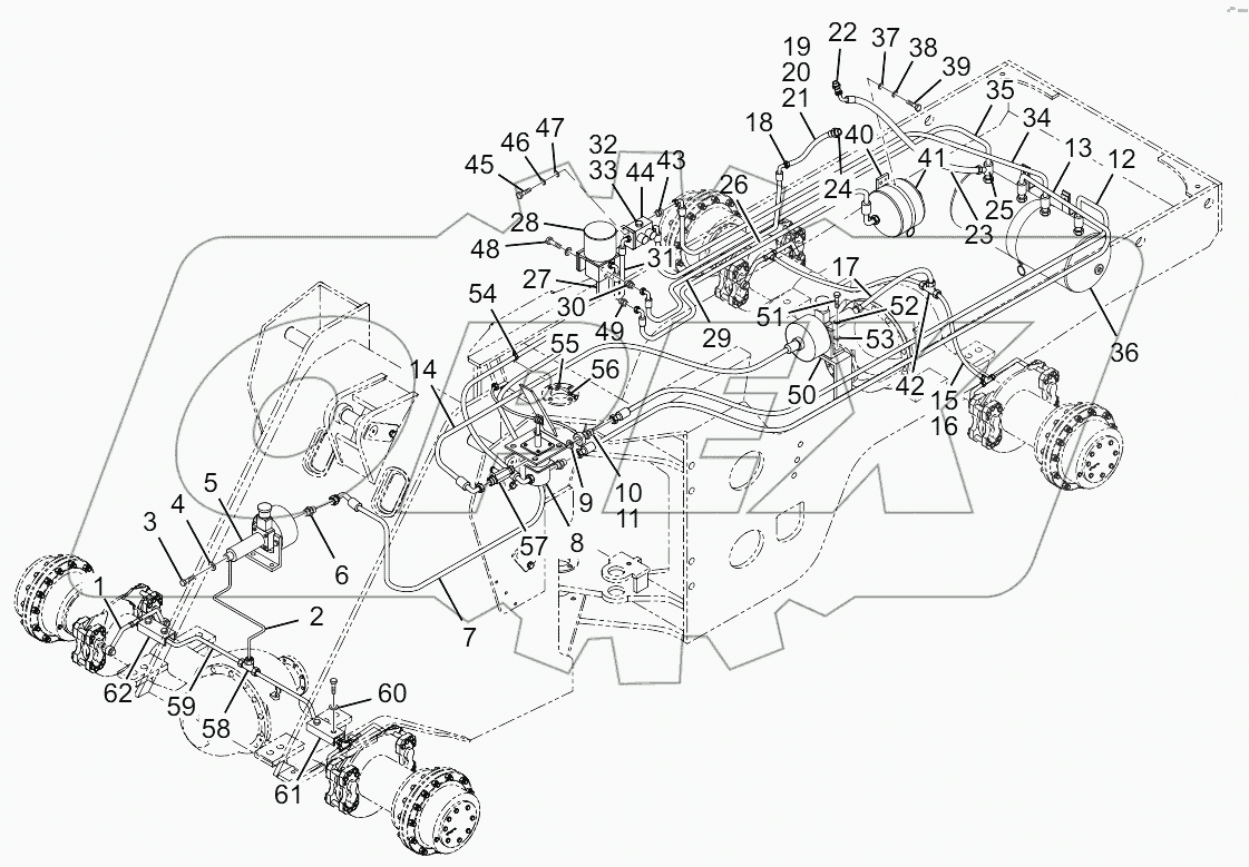 Service brake system