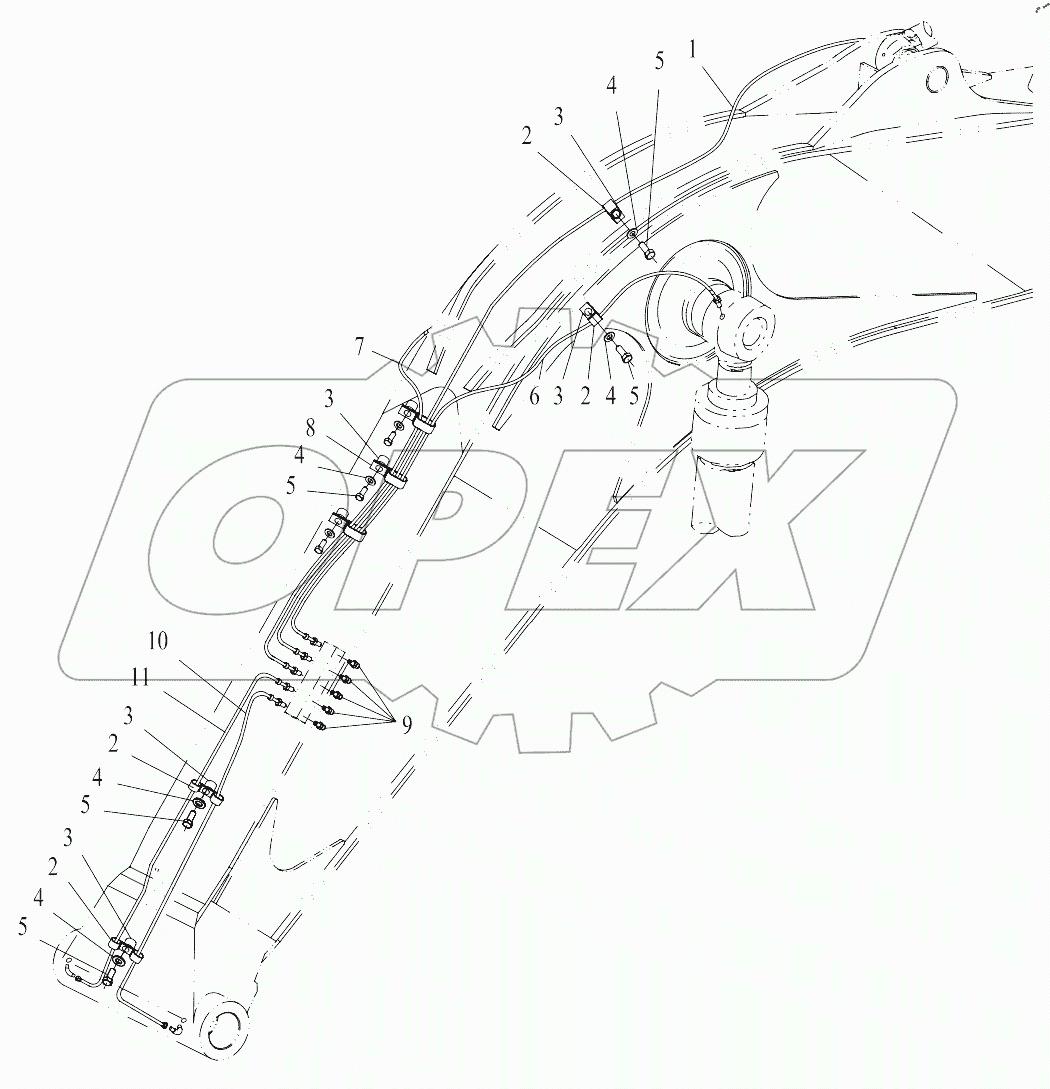  BOOM LUBRICATION LINES