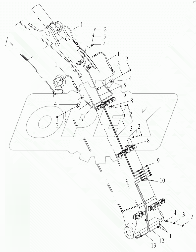 BOOM LUBRICATION LINES
