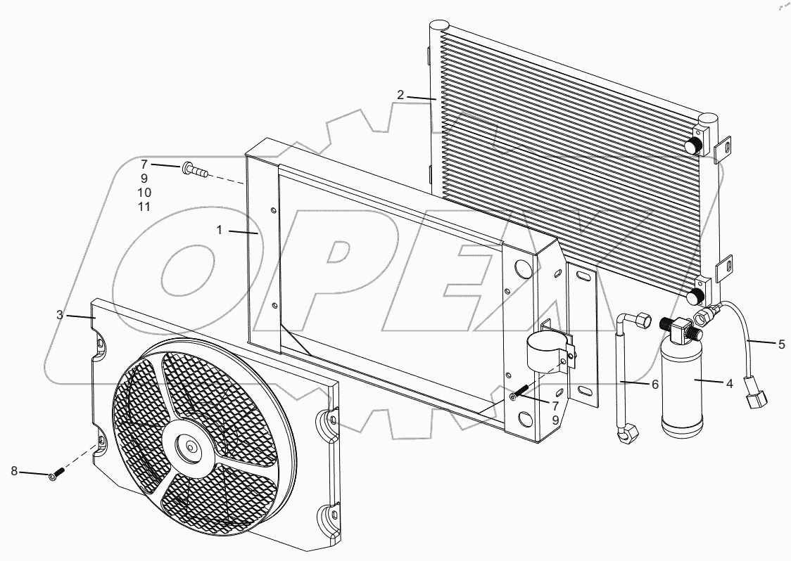  CONDENSER ASSEMBLY(60100002345)