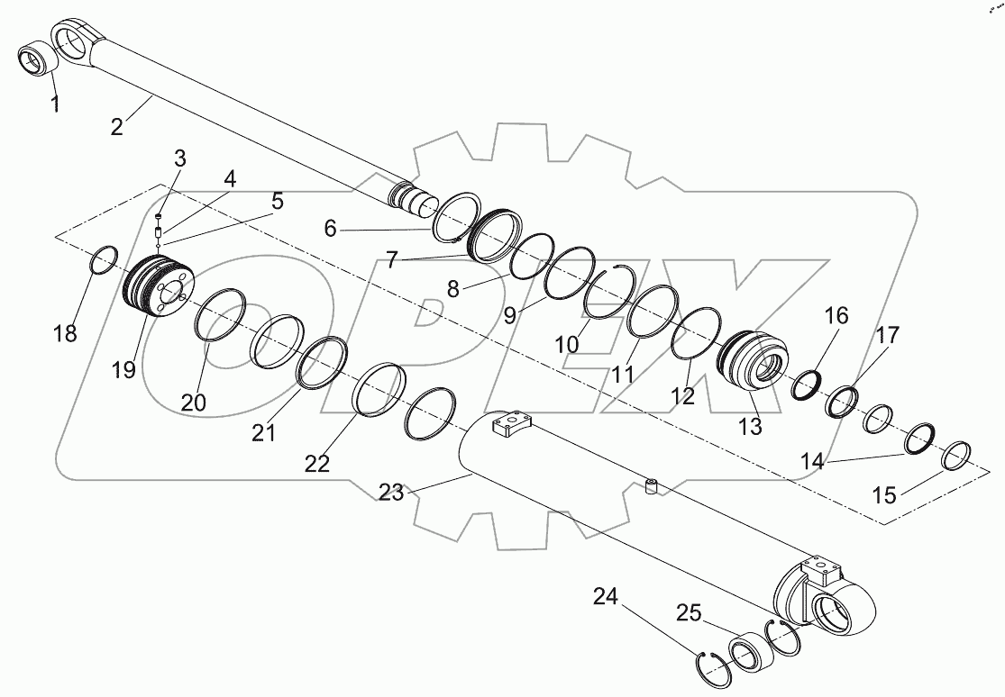  BOOM CYLINDER (16608100270)