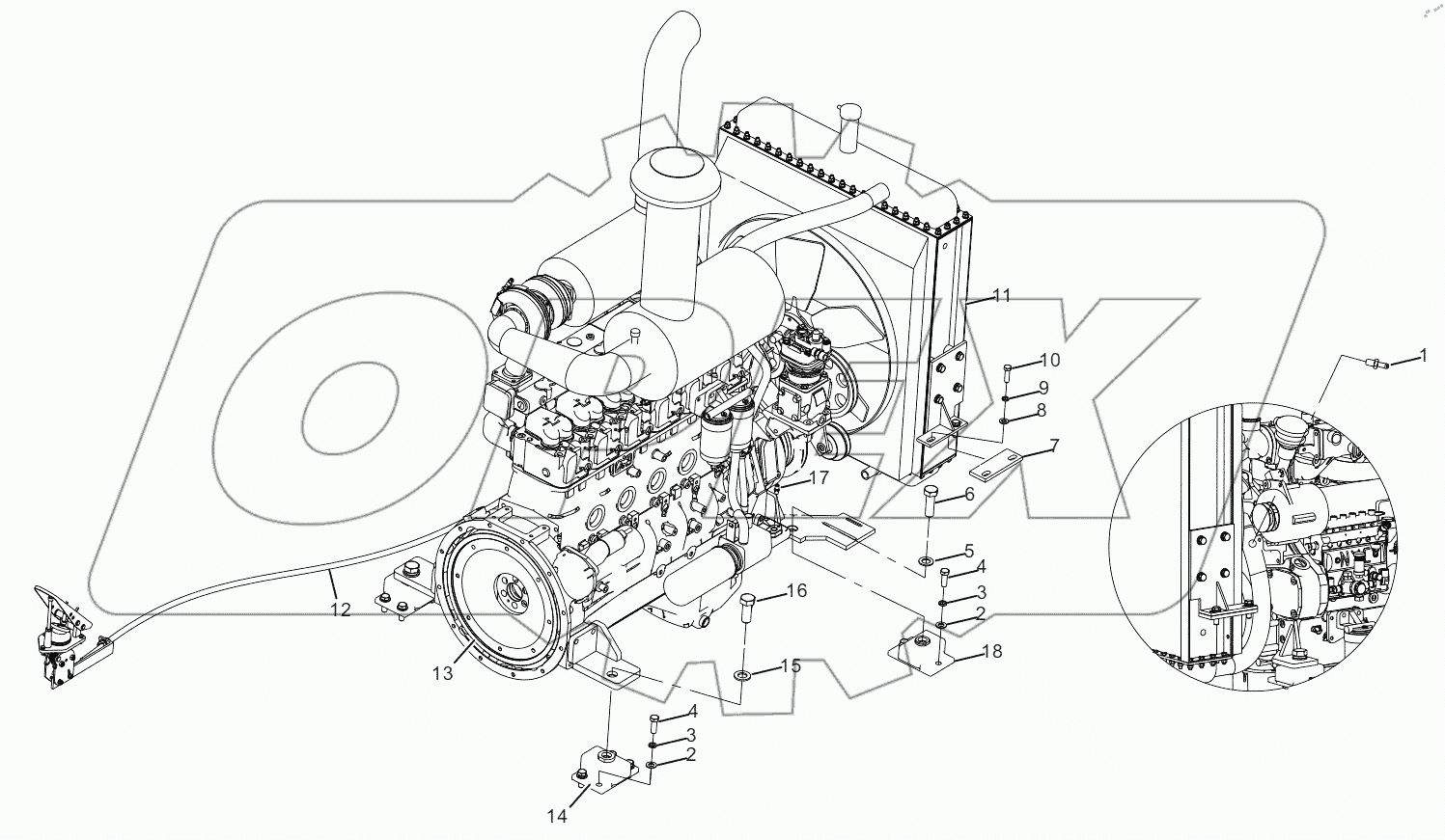  DIESEL ENGINE SYSTEM (30801900161)
