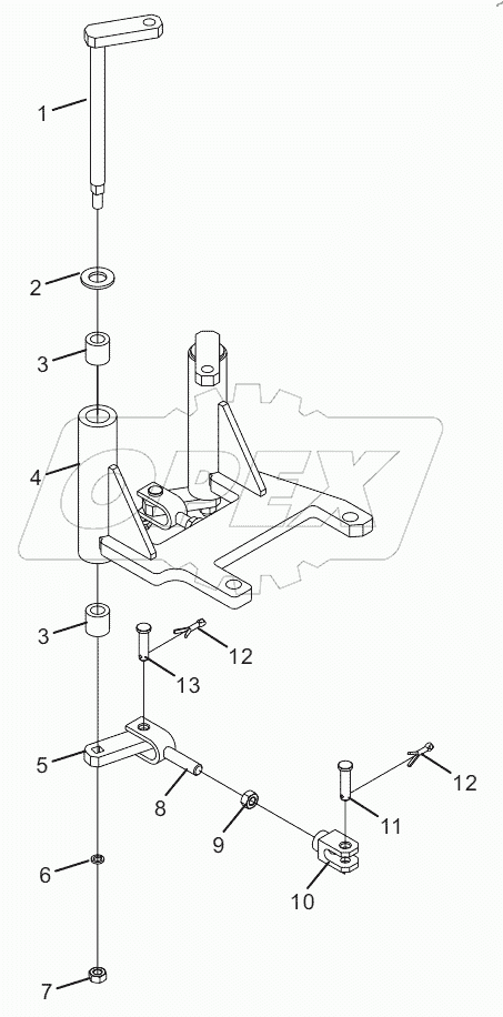  TRANSMISSION CONTROL PANEL ASSEMBLY (30805000040)