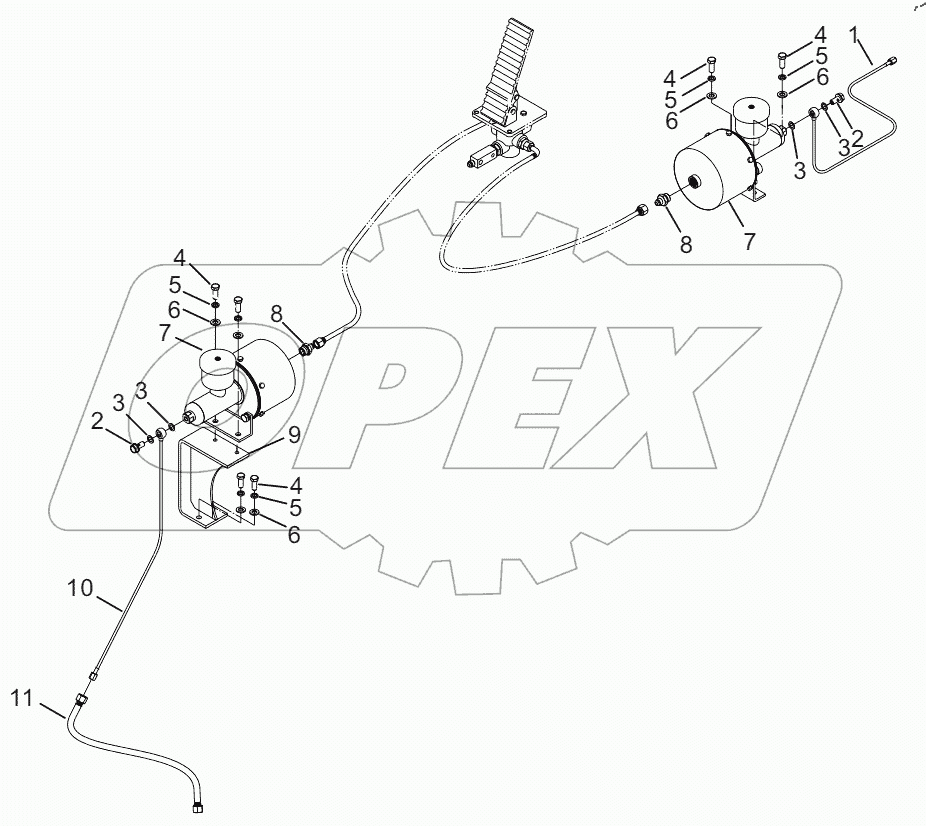  BOOSTER PUMP INSTALLMENT ASSEMBLY (30808900105)