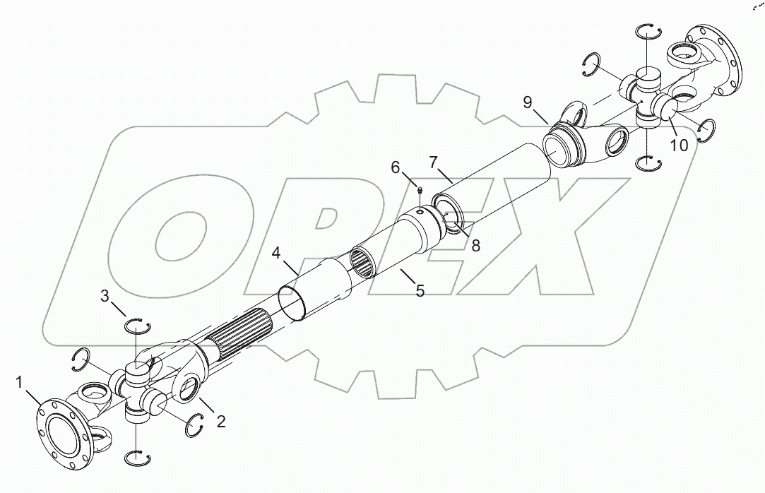  FRONT DRIVE SHAFT ASSEMBLY (17401000069)