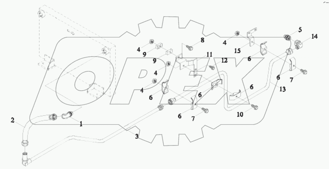  TD2S402020000K FULLY HYDRAULIC STEERING ASSEMBLY-3