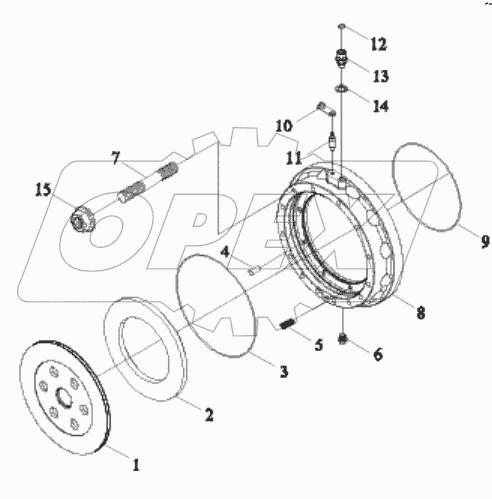  TC05431020000 LEFT BRAKE ASSEMBLY