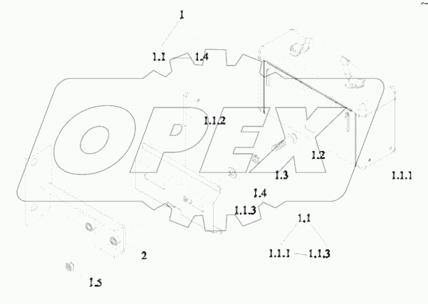  TS06049020000 TOOL BOX INSTALLATION ASSEMBLY