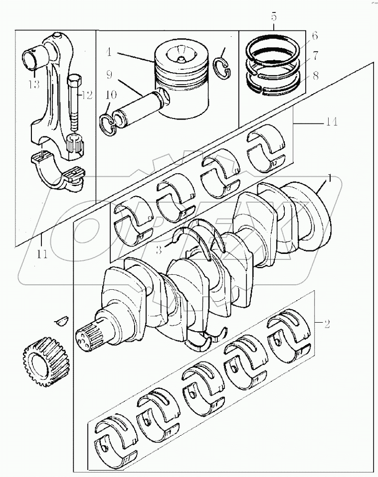  1004C-P4TRT90K21-3 ENGINE