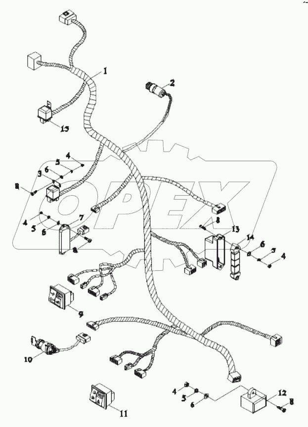 BODY HARNESS INSTALLATION ASSEMBLY