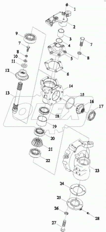  TL02311010000 FRONT DRIVING AXLE ASSEMBLY-2