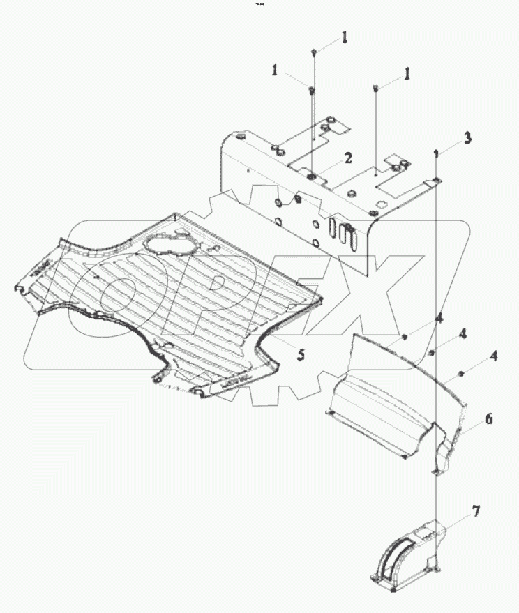  TS04453020000 UPHOLSTERY ASSEMBLY