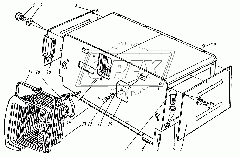 Оперение автопогрузчика 40810 (40810-6400)