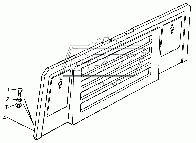 Облицовка радиатора 4014-8401-10