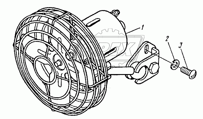 Вентилятор кабины 4014-8104