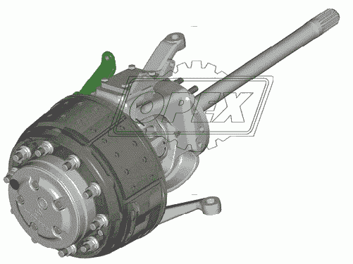 Колесно-ступичная группа передняя левая