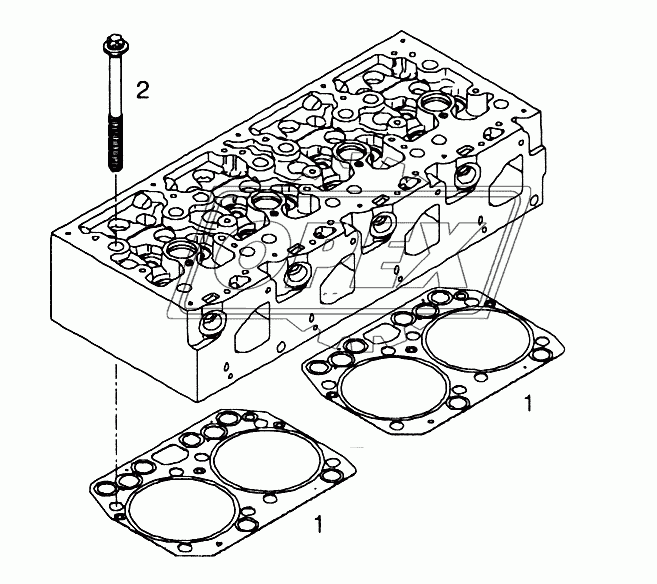 Прокладка головки блока цилиндров