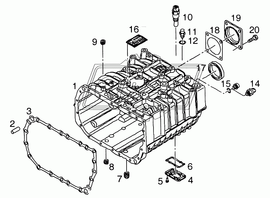 Картер трансмиссии