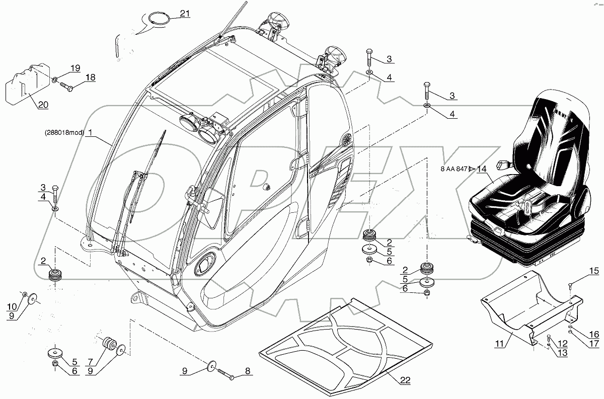  CAB ADAPTATION, 8 AA 845