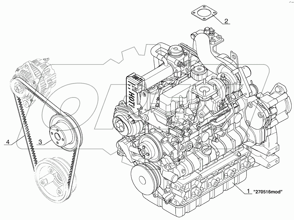  ENGINE ADAPTATION, AK 280
