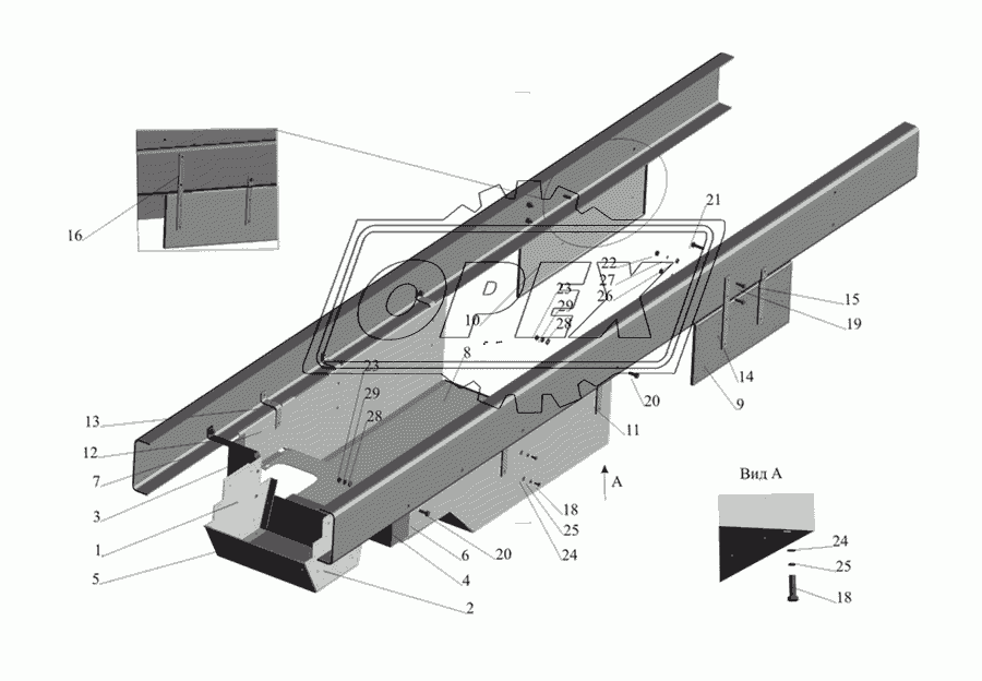 Установка шумоизоляционных экранов 4370-1061002-010