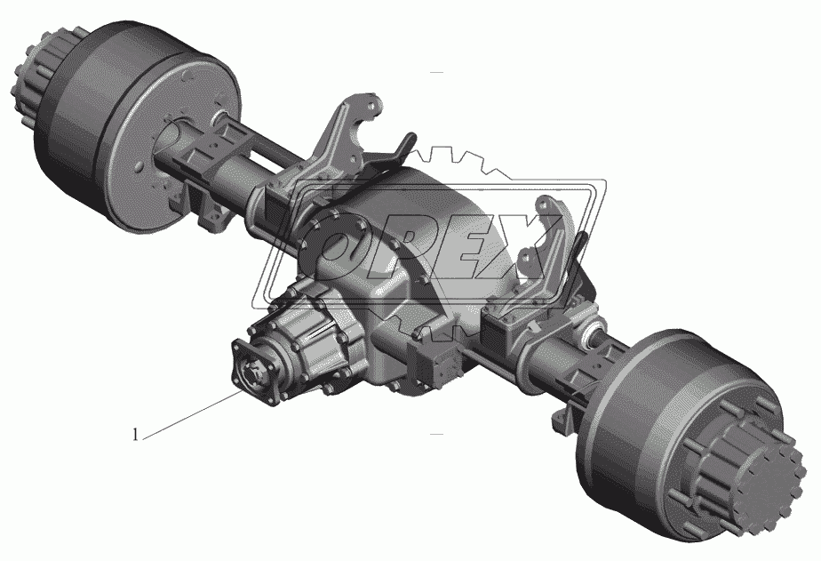 Мост задний
