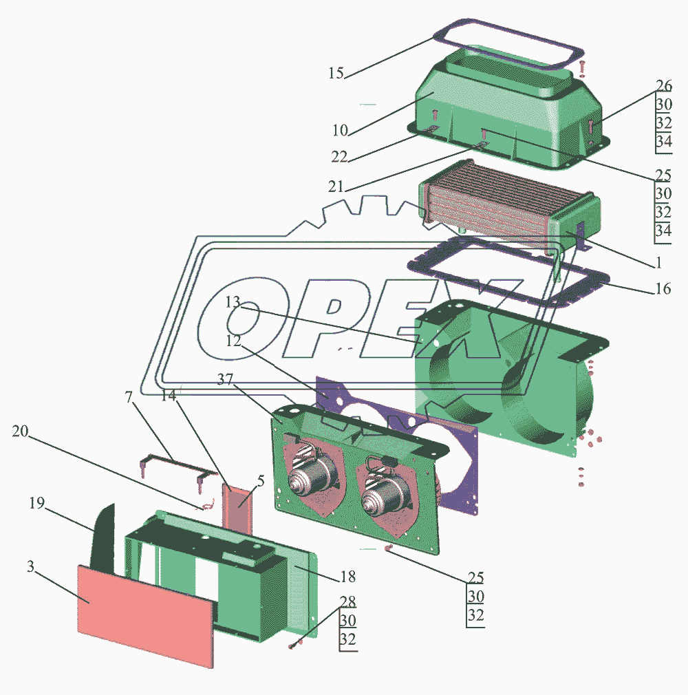 Отопитель 4370-8101010