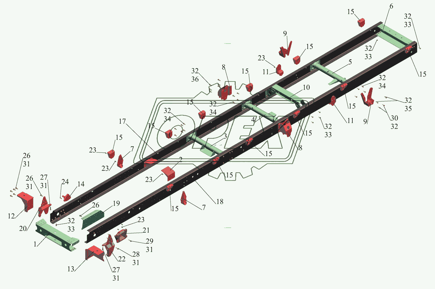 Рама 437040-2801002