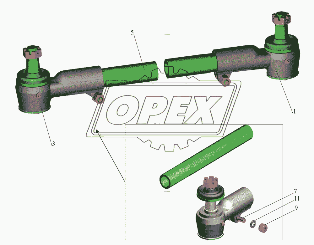 Тяга поперечная 4370-3003052