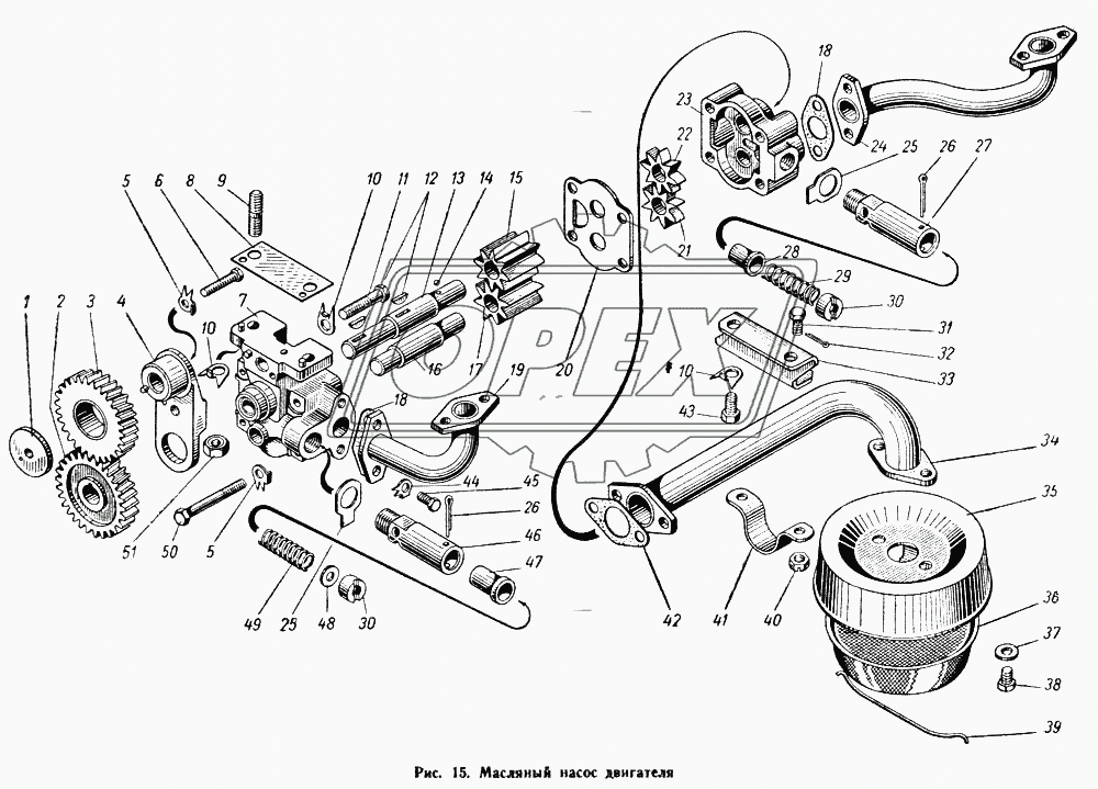 Масляный насос двигателя