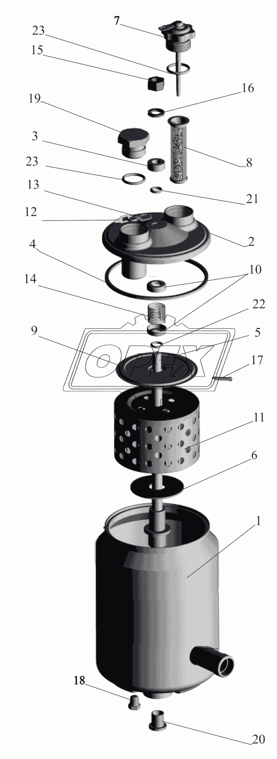 Бак масляный 5336-3410010-10