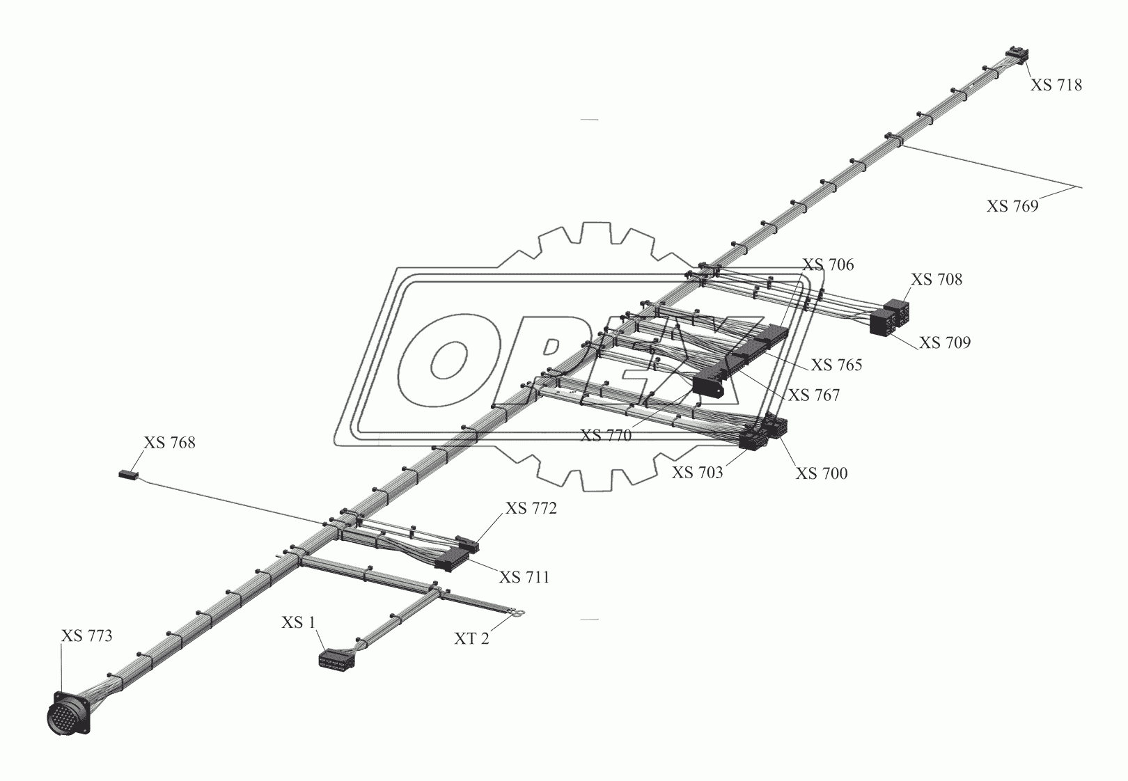 Жгут АБС по кабине 437141-3724610