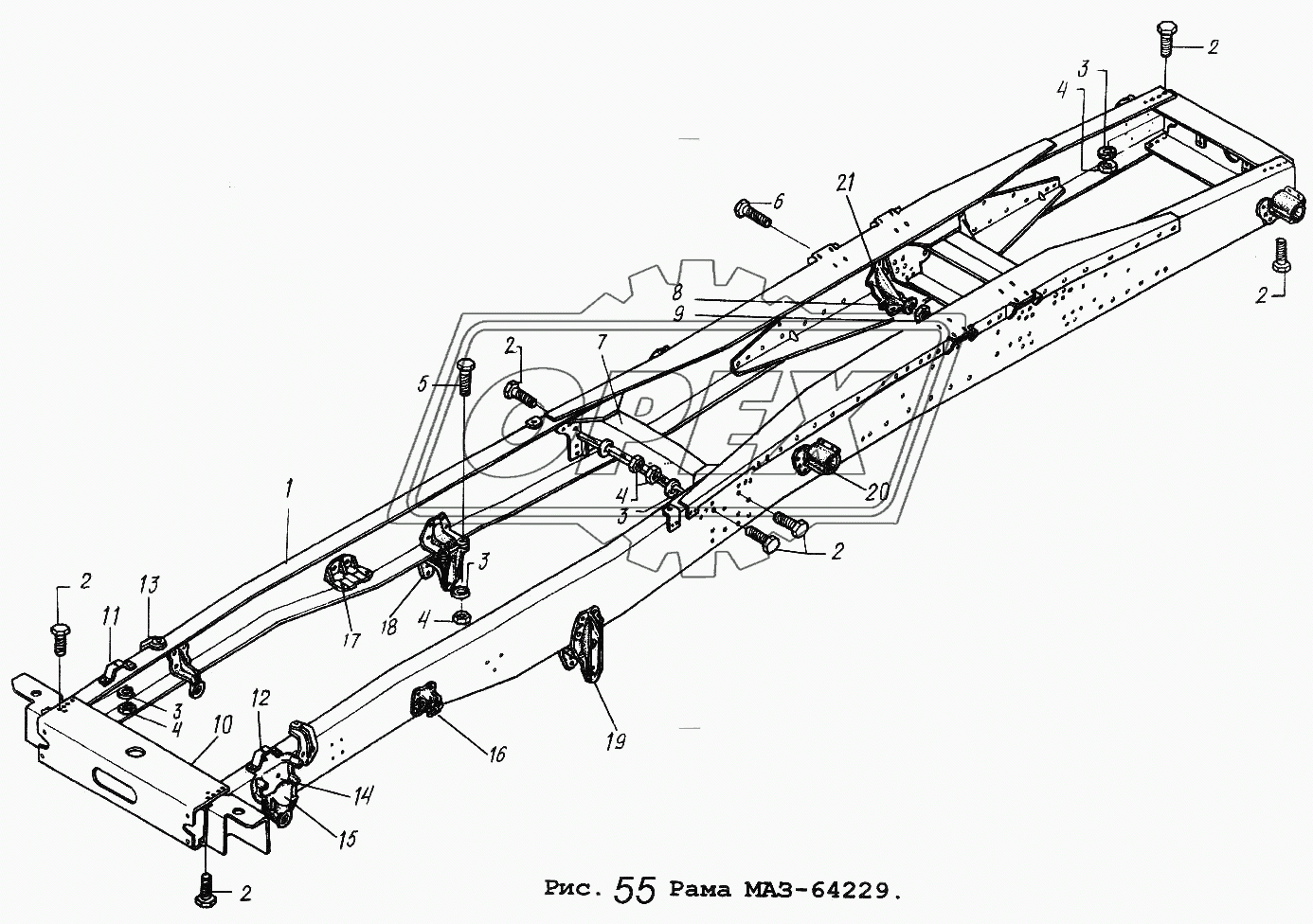 Рама МАЗ-64229