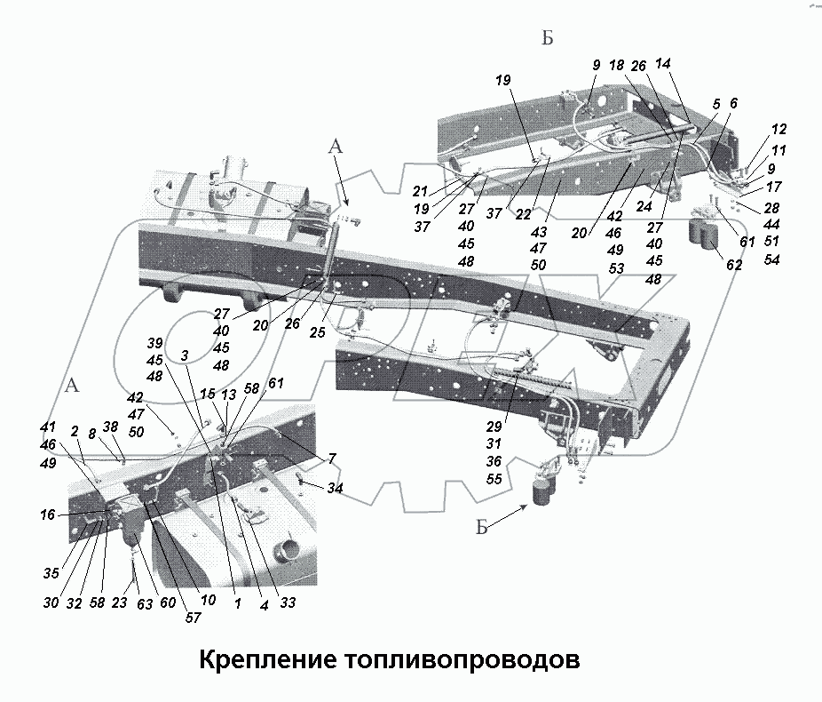 Крепление топливопроводов (2)