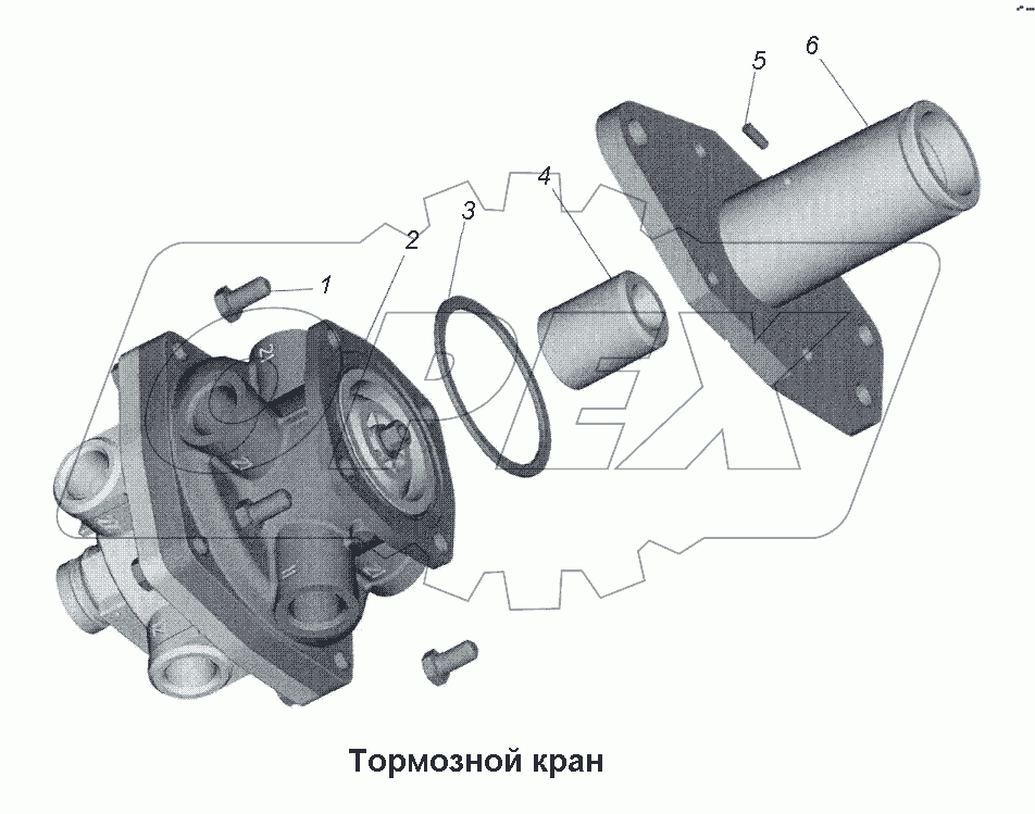 Тормозной кран