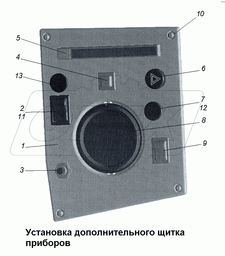 Установка дополнительного щитка приборов
