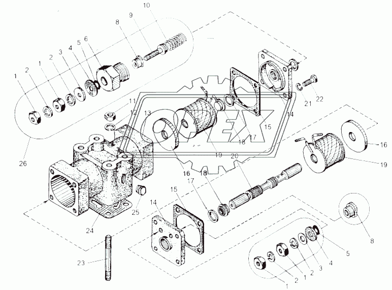 Механизм блокировки 535А-1512320-31