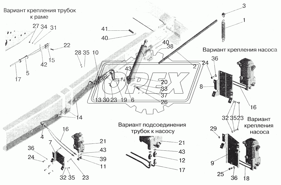 Механизм подъема кабины