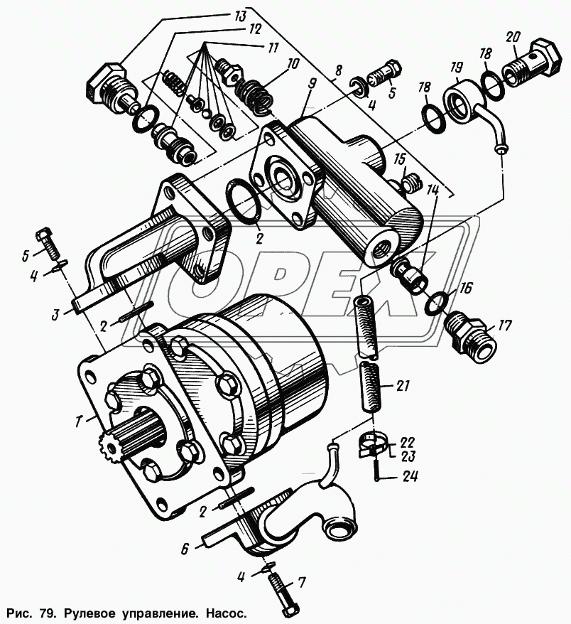 Рулевое управление. Насос