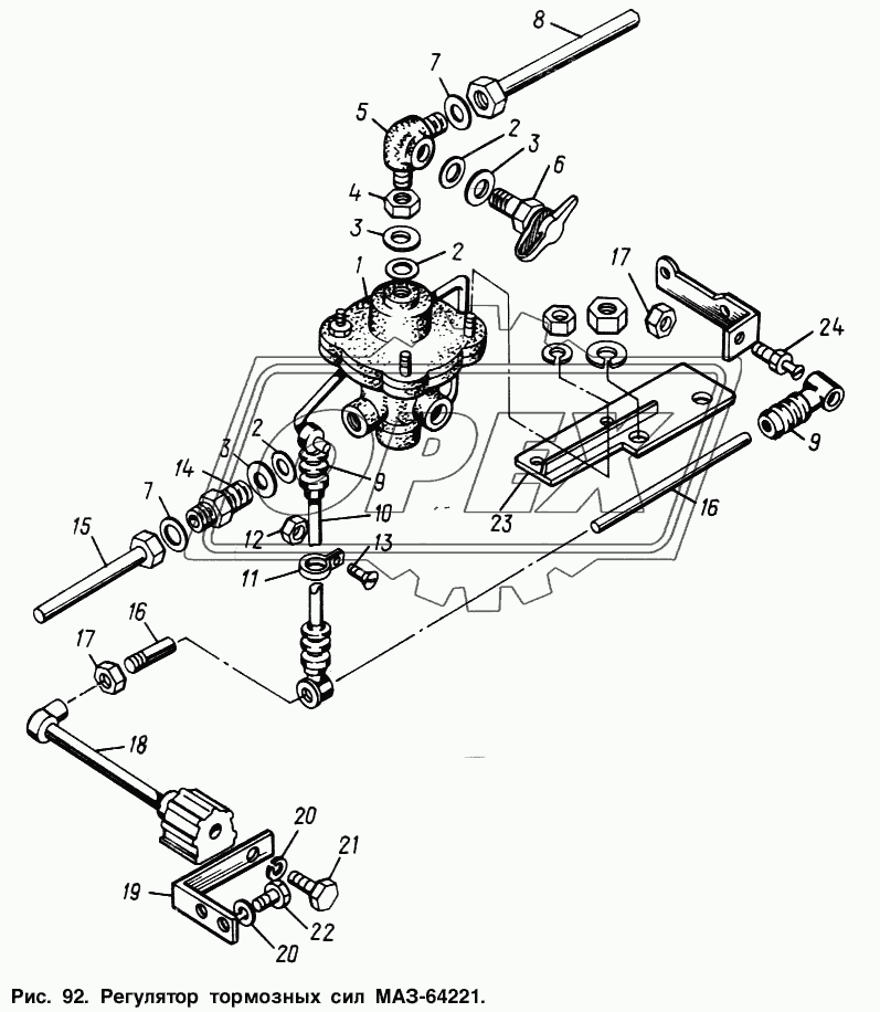 Регулятор тормозных сил МАЗ-64221