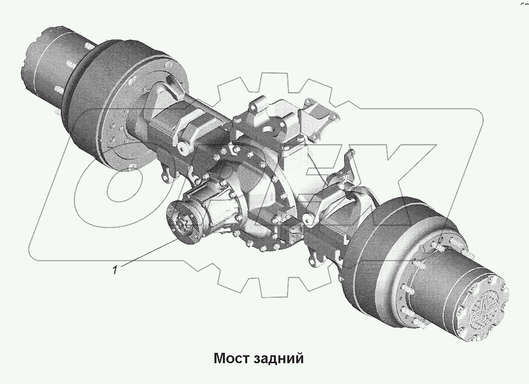 Мост задний