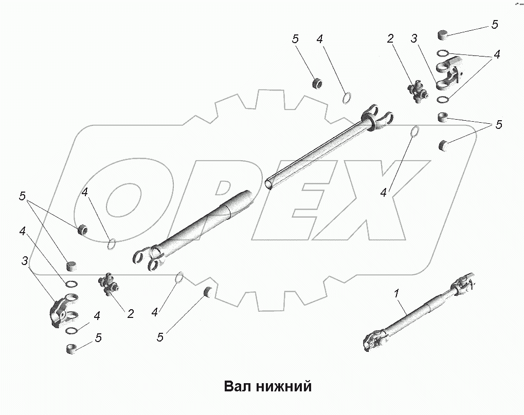 Вал нижний