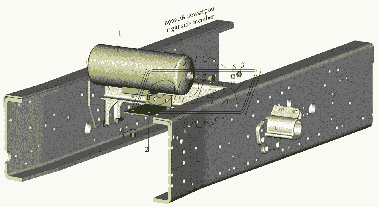 Установка ресивера 544003-3513005